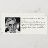 ライフ引用文ブックマークの写真お祝い (正面/裏面)