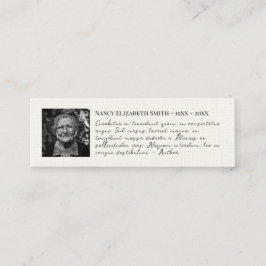 ライフ引用文ブックマークの写真お祝い スキニー名刺