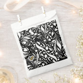 ライフ引用文ブラックフレンズバッグズバイアディラアコー フェイバーバッグ (クリップ留めされた状態)