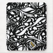 ライフ引用文ブラックマウスパッドby Poet Adiela Akoo マウスパッド (正面)