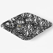 ライフ引用文ブラック紙プレートズバイアディラアコー ペーパープレート (傾斜あり)