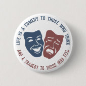 ライフ引用文ボタン 缶バッジ (正面)