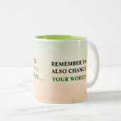 ライフ引用文マグ ツートーンマグカップ (正面右)