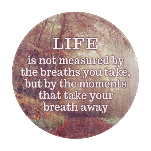 ライフ引用文切削ボード カッティングボード (正面)