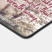 ライフ引用文名前をカスタムする デスクマット (コーナー)