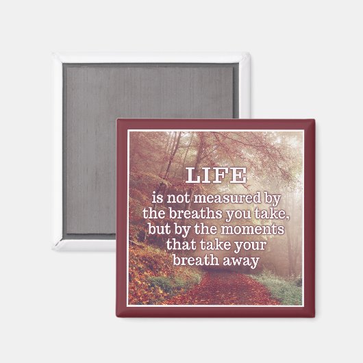 ライフ引用文磁石 マグネット (正面/裏面)