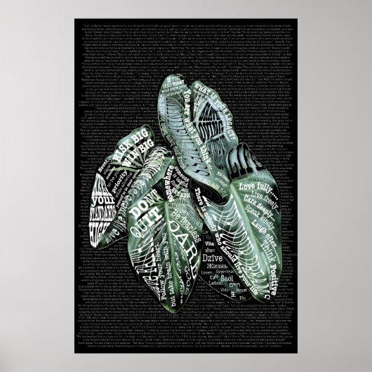 ライフ感動的やる気を起こさせる引用文 ポスター (正面)