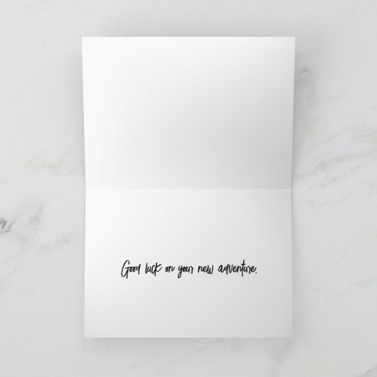 ライフ感動的引用文タイポグラフィキノコ カード (内部)