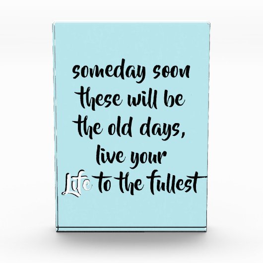 ライフ感動的引用文フォトブロック フォトブロック (正面)