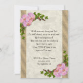 ライフ招待状ランのお祝い 招待状 (裏面)