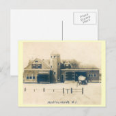 ライフ救ズ・ステーション、マントローキング、NJヴィンテージ ポストカード (正面/裏面)