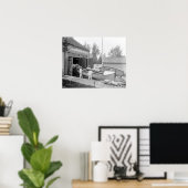 ライフ救ズ・ステーション、1890。ヴィンテージ写真 ポスター (ホームオフィス)