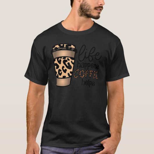 ライフ救済イン国際的ヒョウ Tシャツ (正面)