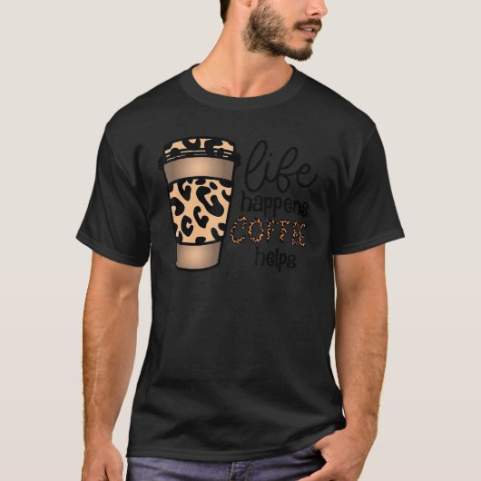 ライフ救済イン国際的ヒョウ Tシャツ (正面)
