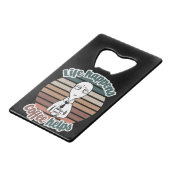 ライフ救済・アーヒ最高のー|TheCoffee Gift クレジットカード栓抜き (正面アングル)