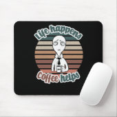 ライフ救済・アーヒ最高のー|TheCoffee Gift マウスパッド (マウス)