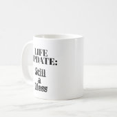 ライフ更新：まだ混乱 コーヒーマグカップ (正面左)