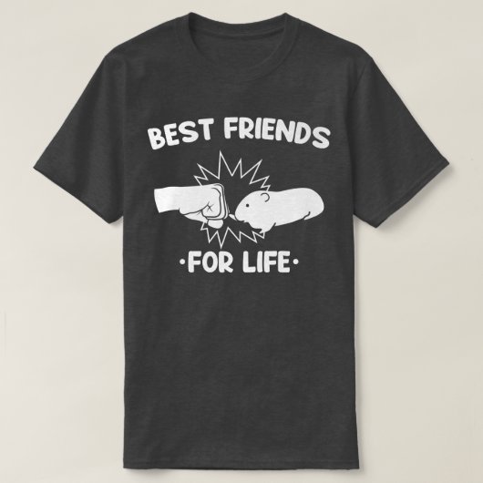 ライフ最高のギニア豚ハムスター愛人用フレンズ Tシャツ (デザイン正面)