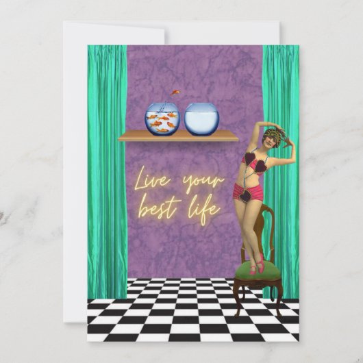 ライフ最高のファンキーヴィンテージキッチフラット (正面)