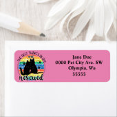 ライフ最高のペット救援差出人住所 ラベル (インサイチュ)