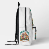 ライフ楽しむ・バック・バッグの美しい プリントバックパック (左)