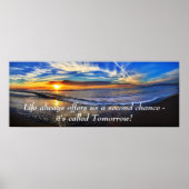 ライフ海サンライズ感動的モチベーション引用文 ポスター (正面)