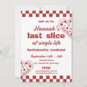 ライフ独身のバチェロレッテ週末 招待状 (正面)