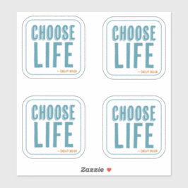 ライフ申命記30:19 Pro-Lifeを選択 シール