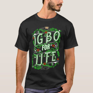 ライフ祖先イニシエーションナイジェリアクールTのためのIgbo Tシャツ
