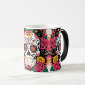 ライフ祝シュガースカル モーフィングマグカップ (正面右)