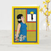 ライフ祝_B_あいさつ カード (黄色い花)