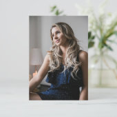 ライフ葬儀お祝いカードの写真祈りの言葉 カード (スタンド正面)