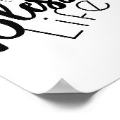 ライフ賛美感動的引用文 ポスター (角)