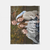 ライフ賛美編集可能カラーカスタム写真毛布 フリースブランケット (正面)