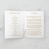 ライフ金ゴールドお祝い写真葬儀プログラム 招待状 (内部)