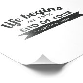 ライフ開始心地よいゾーンの終了 フォトプリント            (角)