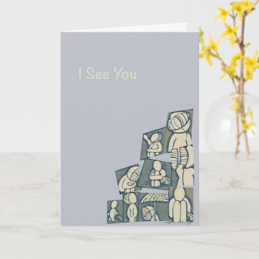 ライフ5 x 7カードの1日の小さなジェスチャー カード (黄色い花)