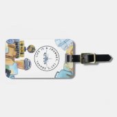 ライフ イズ ア ジャーニー アクリル ラゲッジ タグ (正面横)