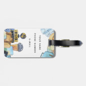 ライフ イズ ア ジャーニー アクリル ラゲッジ タグ (裏面横)