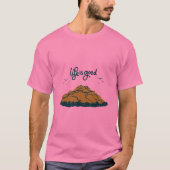 ライフ イズ グッド メンズ ベーシック Tシャツ (正面)