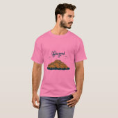ライフ イズ グッド メンズ ベーシック Tシャツ (正面フル)