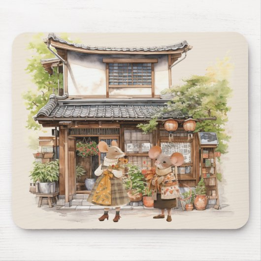 ライフ・イン・ネズミ・タウン・シリーズ マウスパッド (正面)