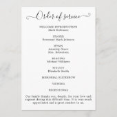 ライフ・オーダー・オブ・サービスの写真お祝い プログラム (裏面)