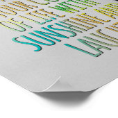 ライフ・カップの黒猫の引用文を満やる気を起こさせるたす ポスター (角)