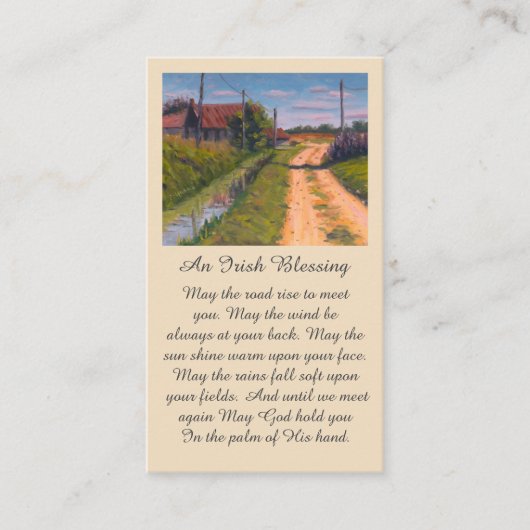 ライフ・カントリー・サイド共感表のお祝い 名刺 (正面)