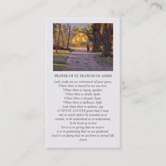 ライフ・カントリー・ライフ・お祝い・カード 名刺 (正面)