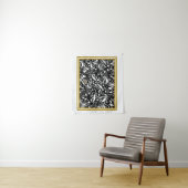 ライフ・クォート ブラック ペイズリー タペストリー - アディラ アコー (インサイチュ)