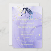 ライフ クラシック ホース ロゴ インビテーション お祝い (裏面)