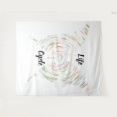 ライフ サイクル タペストリー (正面(横))