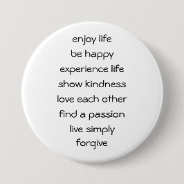 ライフ・スピリチュアル・メッセージ・ボタンのパス 缶バッジ